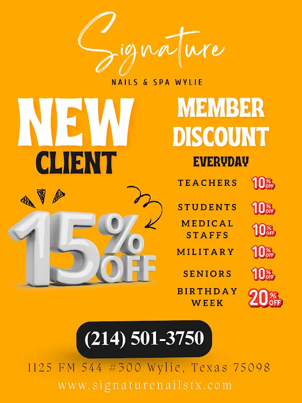 Signature Nails & Spa Wylie ( 15% OFF NEW CLIENT ) — Nail salon in Wylie
